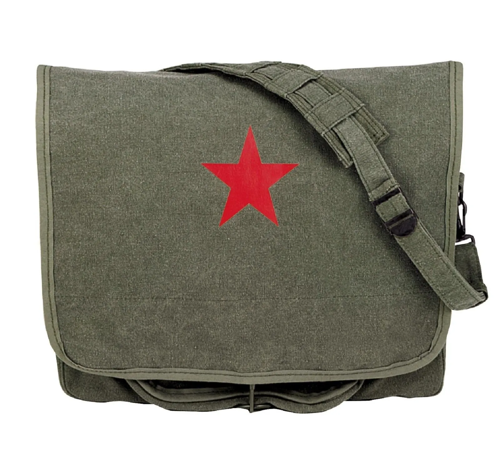 Vintage Canvas Shoulder Bags - Stylish Work School Classic Messenger Bag Packs