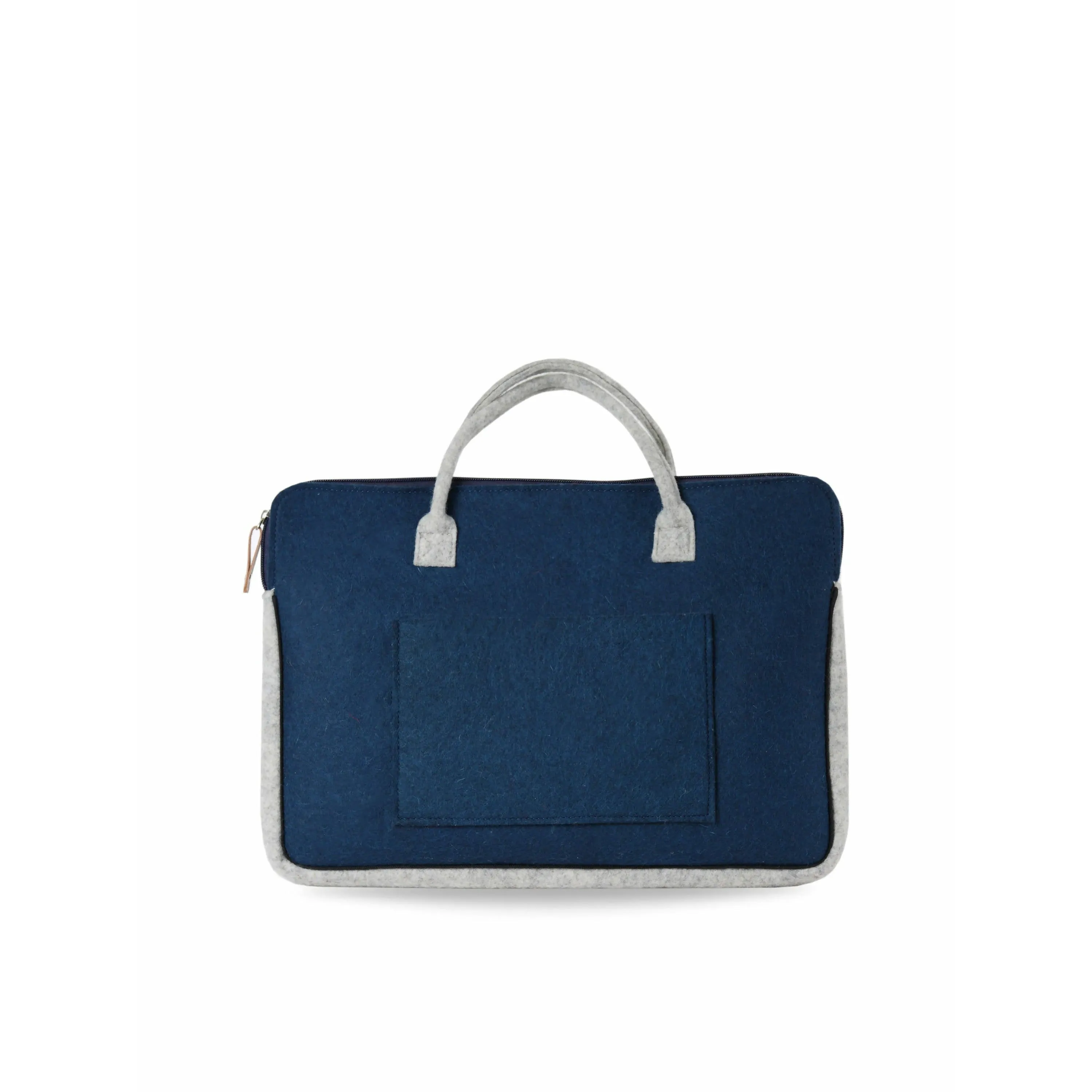 Wool felt with Real leather made Bag