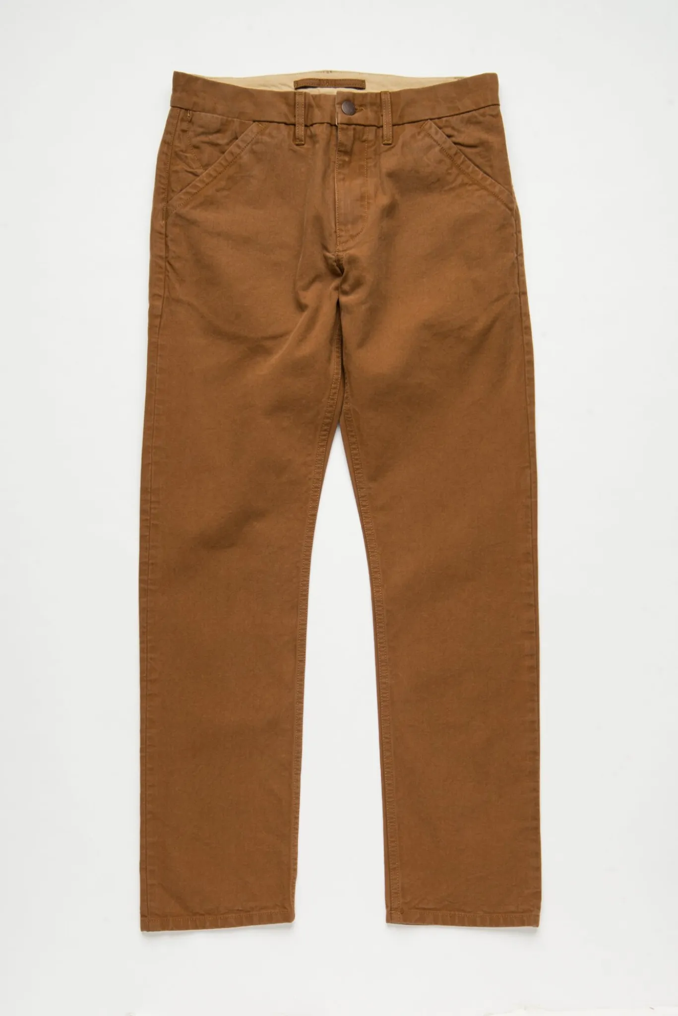 Workers Chino Slim Straight | Rust | Freenote Cloth