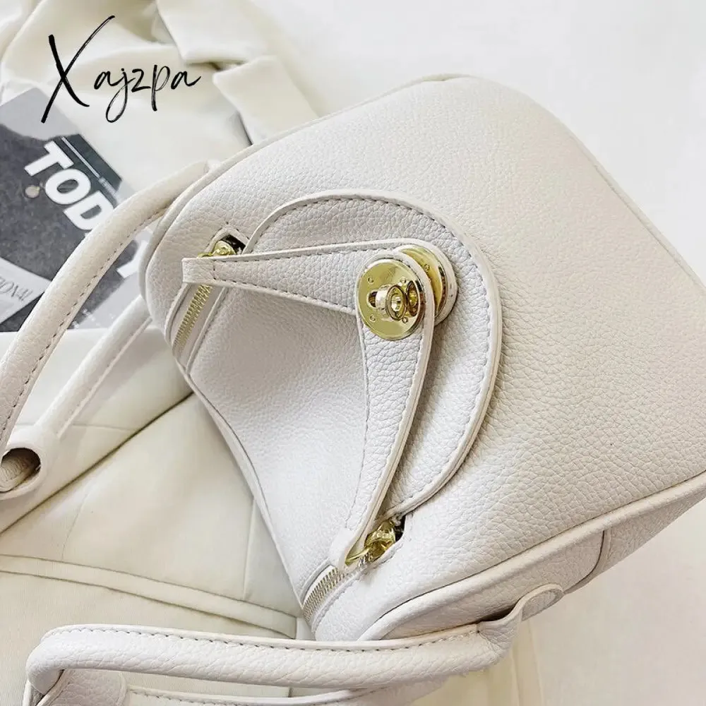 Xajzpa - Bags for Women Fashion Handbags All Match Shoulder Tote Trend Female Shoulder Messenger Bags Brand PU Leather Crossbody Pack