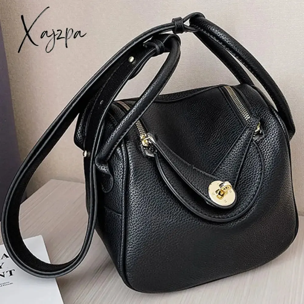 Xajzpa - Bags for Women Fashion Handbags All Match Shoulder Tote Trend Female Shoulder Messenger Bags Brand PU Leather Crossbody Pack